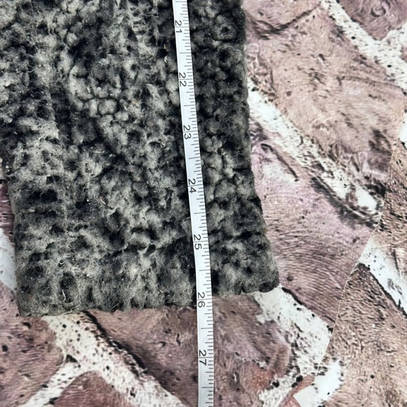 True Grit Sherpa Fleece Quarter Zip Pullover Women's Size M Gray Black - Picture 14 of 14